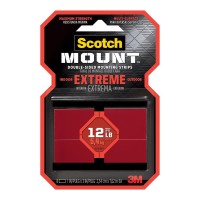 Scotch Extreme Mounting Strips 414H-ST 2.5x7.6cm, Pack of 8